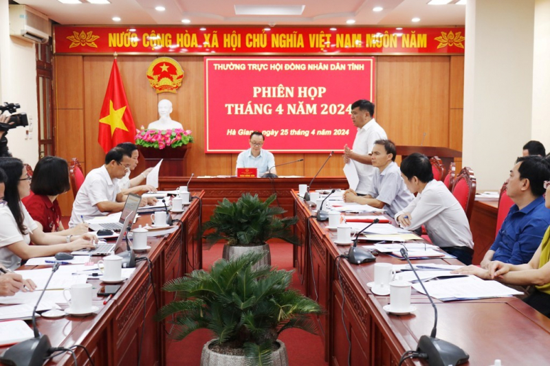 Hà Giang: Phiên họp thường trực tháng 4 năm 2024 -0