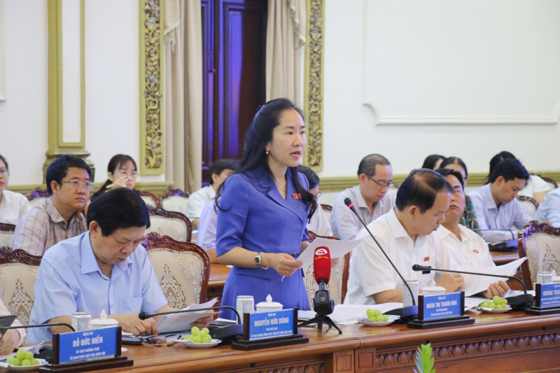 Đoàn giám sát của Ủy ban Thường vụ Quốc hội làm việc với UBND TP. Hồ Chí Minh