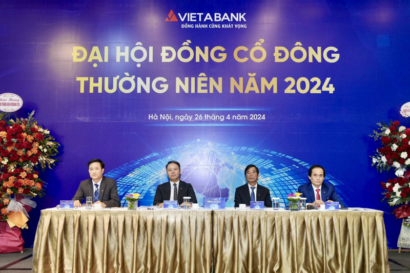 VIETABANK tổ chức thành công đại hội đồng cổ đông năm 2024
 -0