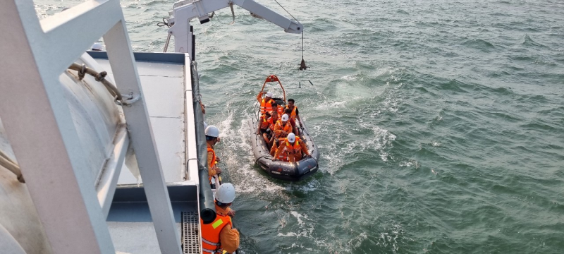 Cục Hàng hải thông tin về tàu bị nạn trên khu vực cửa Ba Lạt -0