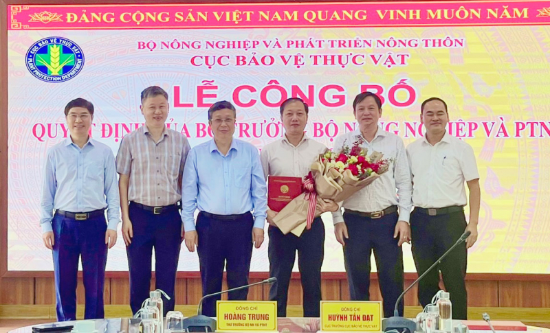 Ông Nguyễn Quang Hiếu giữ chức Phó Cục trưởng Cục Bảo vệ thực vật -0