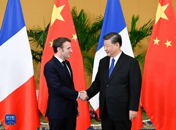 Chủ tịch Tập Cận Bình sẽ gặp gỡ Tổng thống Pháp Macron trong chuyến công du của mình. Ảnh: Tân Hoa Xã