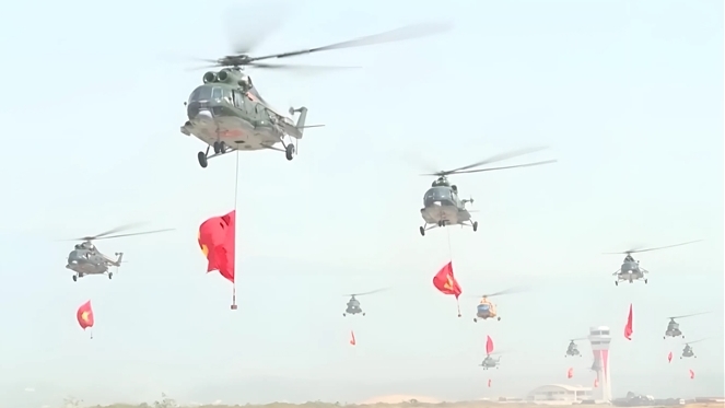 Khối Không quân sẵn sàng thực hiện màn bay trình diễn tại Lễ Kỷ niệm 70 năm chiến thắng Điện Biên Phủ