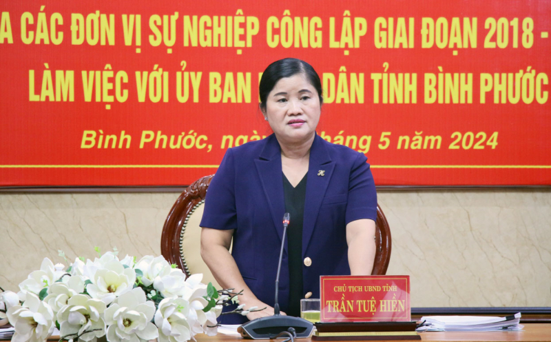 Đoàn giám sát của Ủy ban Thường vụ Quốc hội làm việc với UBND tỉnh Bình Phước -0