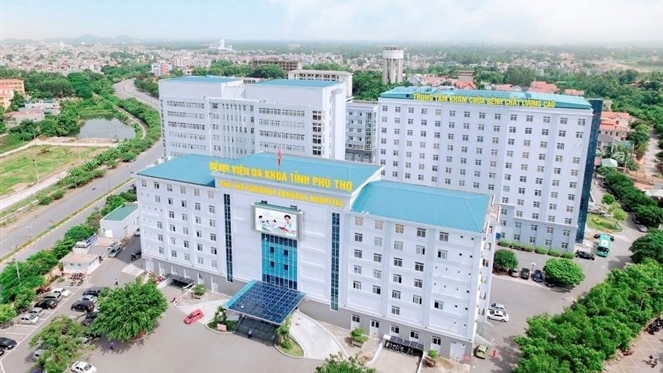 Hình ảnh tổng thể Bệnh viện Đa khoa tỉnh Phú Thọ