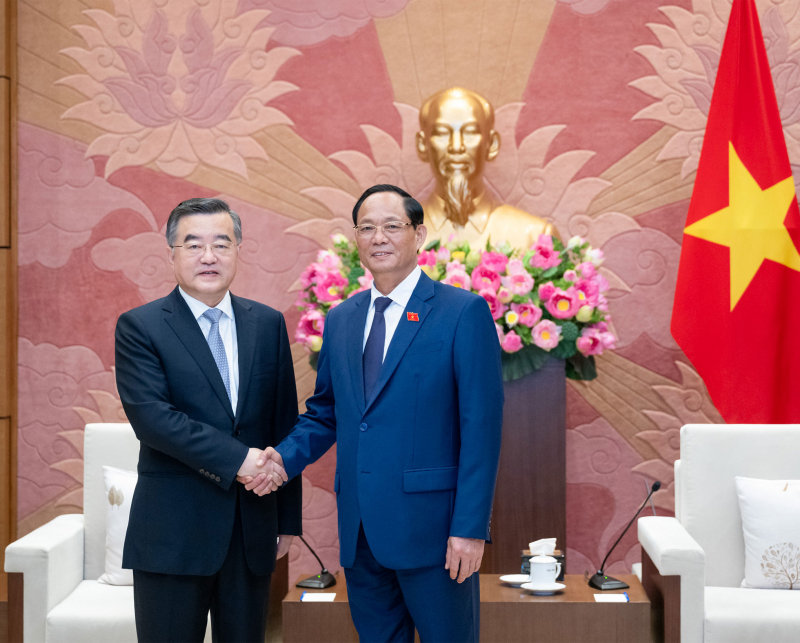 Phó Chủ tịch Quốc hội, Thượng tướng Trần Quang Phương tiếp Phó Ủy viên trưởng Ủy ban Thường vụ Đại hội đại biểu Nhân dân toàn quốc Trung Quốc -0
