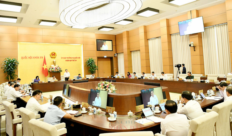 Uỷ ban Thường vụ Quốc hội khai mạc Phiên họp giữa 2 đợt của Kỳ họp thứ Bảy, Quốc hội Khóa XV -0