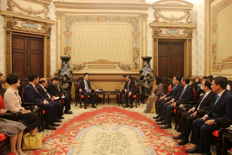 Đoàn đại biểu Ủy ban Đối ngoại Nhân đại toàn Trung Quốc thăm và làm việc tại TP. Hồ Chí Minh