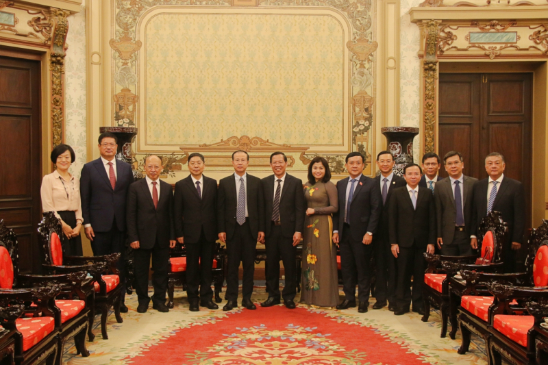 Đoàn đại biểu Ủy ban Đối ngoại Nhân đại toàn Trung Quốc thăm và làm việc tại TP. Hồ Chí Minh