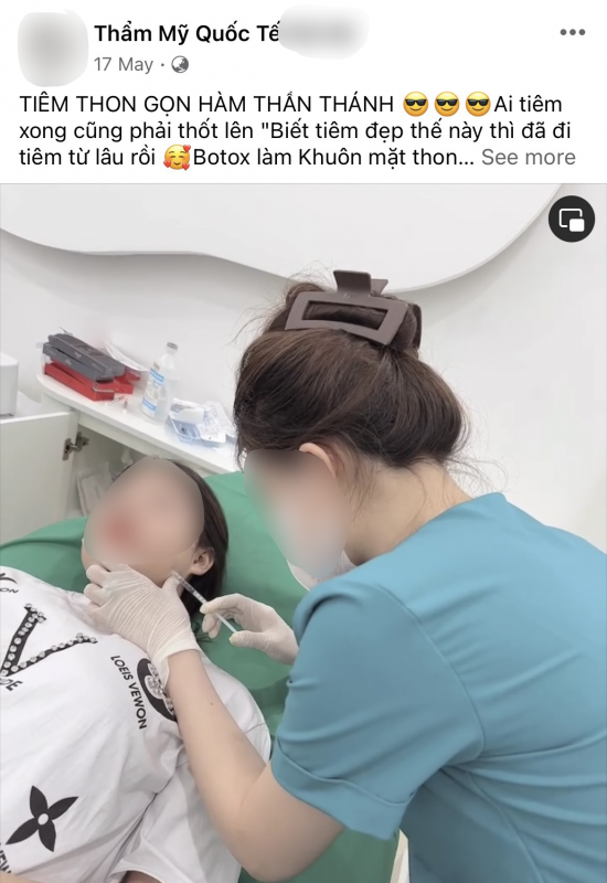Quảng Bình: Tràn lan cơ sở thẩm mỹ tiêm filler, botox không phép -1