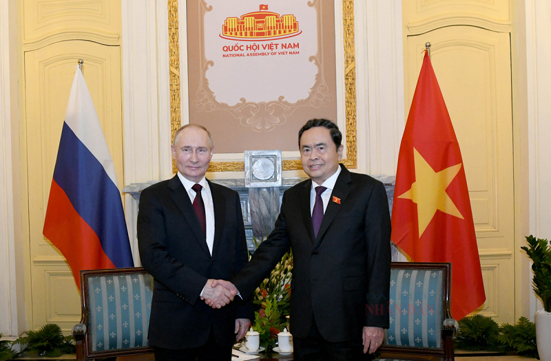 Chủ tịch Quốc hội Trần Thanh Mẫn hội kiến Tổng thống Liên bang Nga Vladimir Putin -4