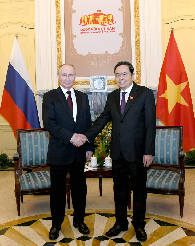 Chủ tịch Quốc hội Trần Thanh Mẫn hội kiến Tổng thống Liên bang Nga Vladimir Putin -0