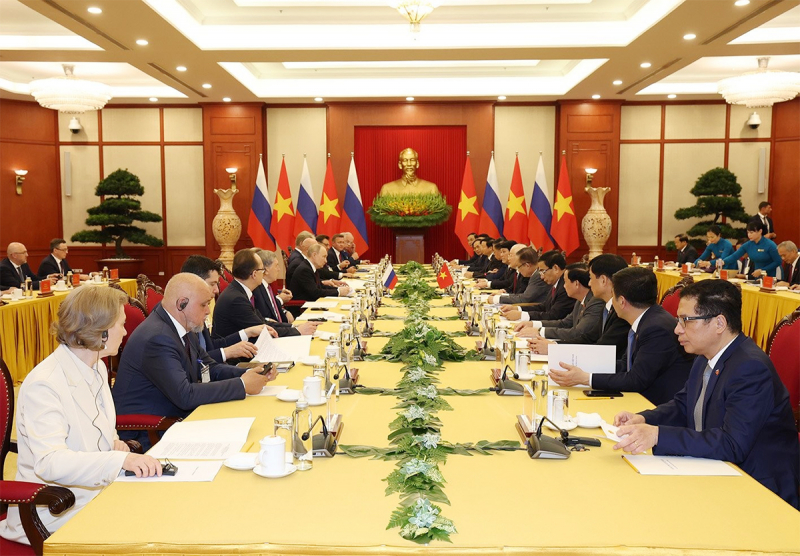 Tổng Bí thư Nguyễn Phú Trọng hội đàm với Tổng thống Liên bang Nga V. Putin -3