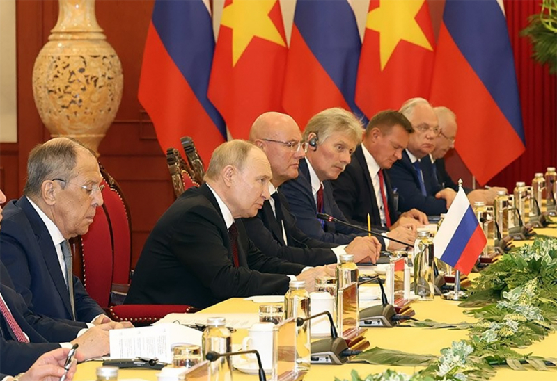 Tổng Bí thư Nguyễn Phú Trọng hội đàm với Tổng thống Liên bang Nga V. Putin -1
