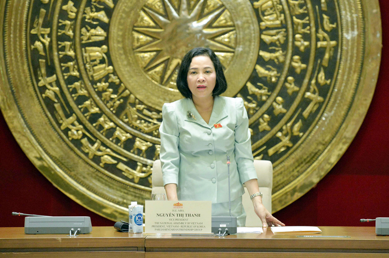 Phó Chủ tịch Quốc hội Nguyễn Thị Thanh gặp mặt Nhóm nghị sĩ hữu nghị Việt Nam - Hàn Quốc -2