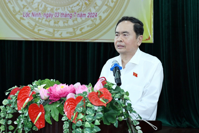Chủ tịch Quốc hội Trần Thanh Mẫn dâng hương tại Khu di tích quốc gia đặc biệt Căn cứ Bộ Chỉ huy Quân Giải phóng miền Nam Việt Nam -0