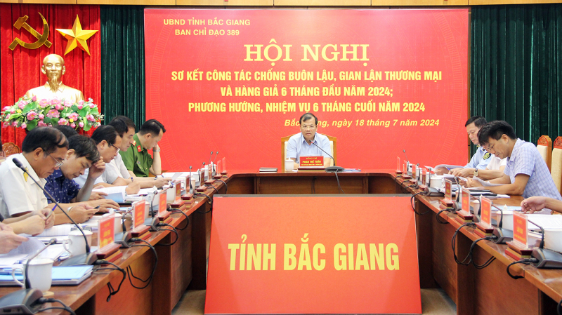 Ban Chỉ đạo chống buôn lậu, gian lận thương mại và hàng giả tỉnh Bắc Giang triển khai nhiệm vụ 6 tháng cuối năm 2024 -0